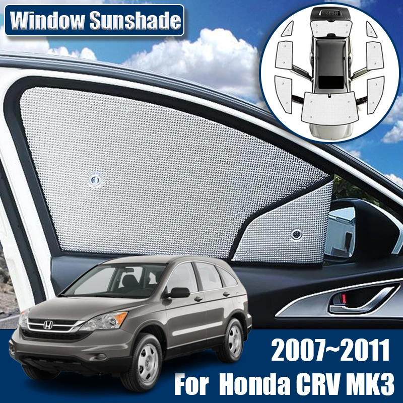 

Full Coverage Sunshade For Honda CR V CRV 2007~2011 Accessories Car Sun Visors Windshield Sun Blinds Covers Auto Interior Parts