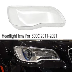 Right Front Headlight Shell Lamp Shade Headlight Lens Transparent HeadLight Cover for Chrysler 300C 2011-2021