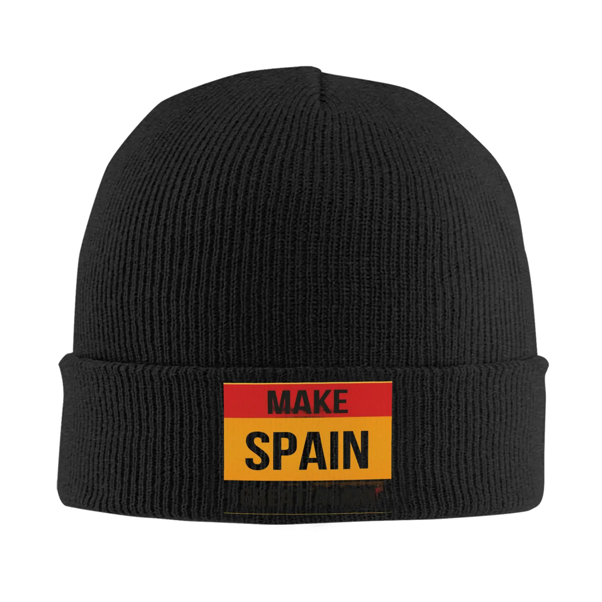 Make Spain Great Again Bonnet Hats  Beanie Hats Spring Design Knit Hat Funny Adult Unisex Kpop Warm Soft Cap