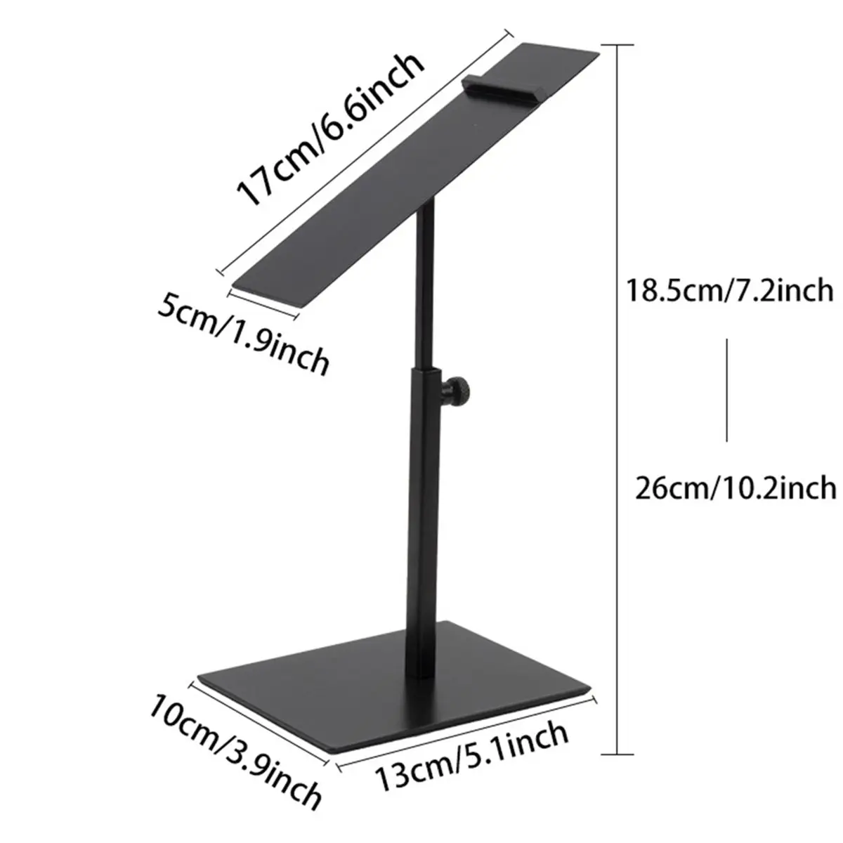 Multi Purpose Shoe Display Stand for High Heels, Sandals, and More - Adjustable Metal Holder for Stores