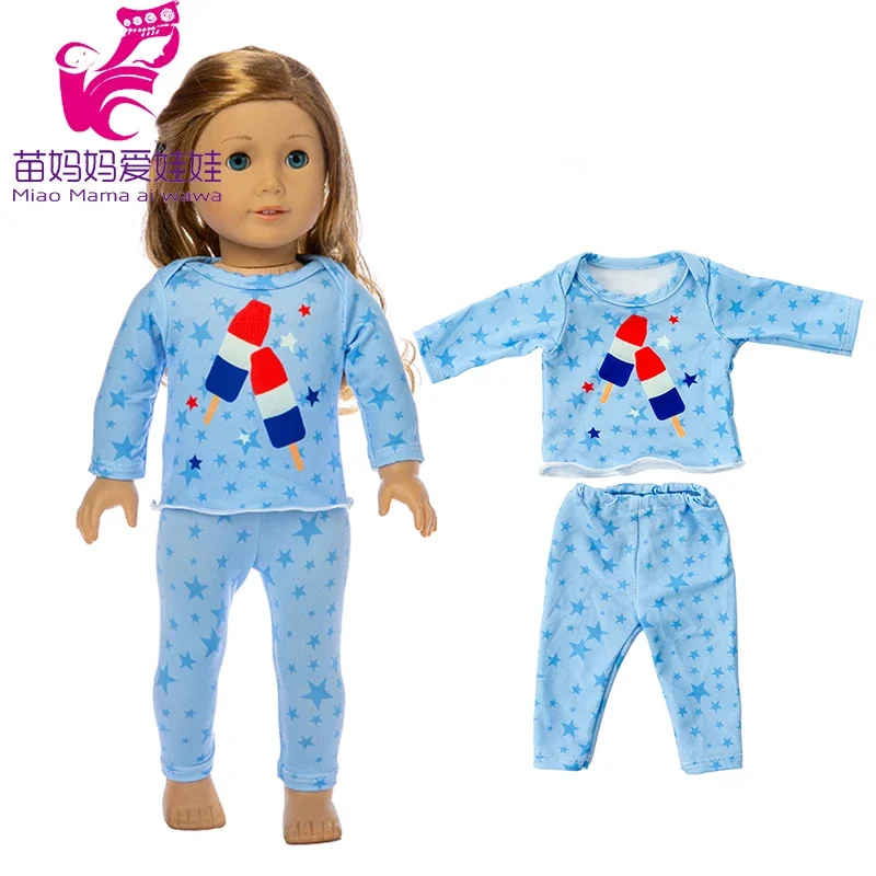 17 Inch Baby Dolls Clothes Pants Set 18 Inch American Doll Clothes Trousers for Halloween