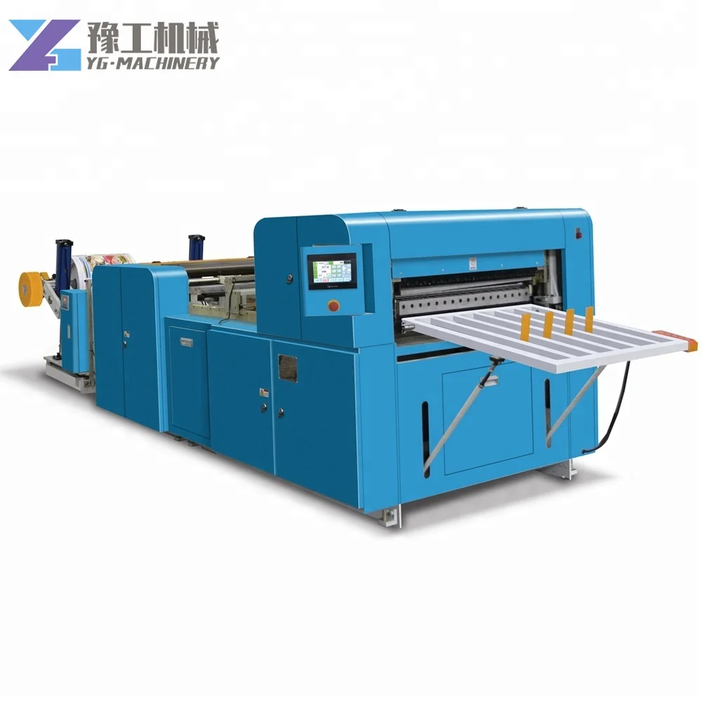 YG Qualilative Protective Film Paper Roll to Sheet Cutting Machine with Chinese Supplier