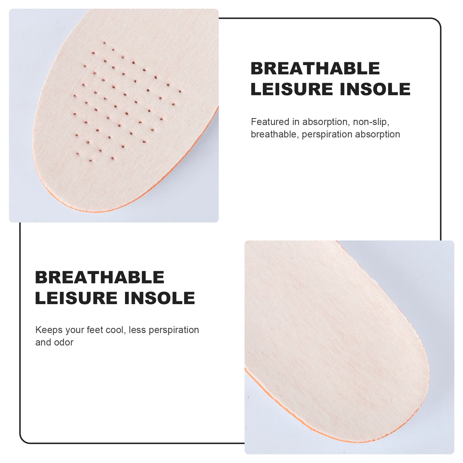 

Increase Sports Pad Comfortable Insole Absorption Insoles Increased Perspiration Soybean Fiber Shoes Heighten
