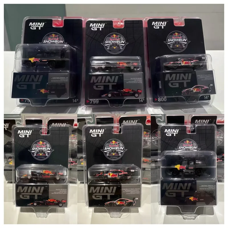 1:64, exposición de Taichung limitada a 798 799 800, rb16b Verstappen, coche de simulación en miniatura fundido a presión de aleación, modelo coleccionable