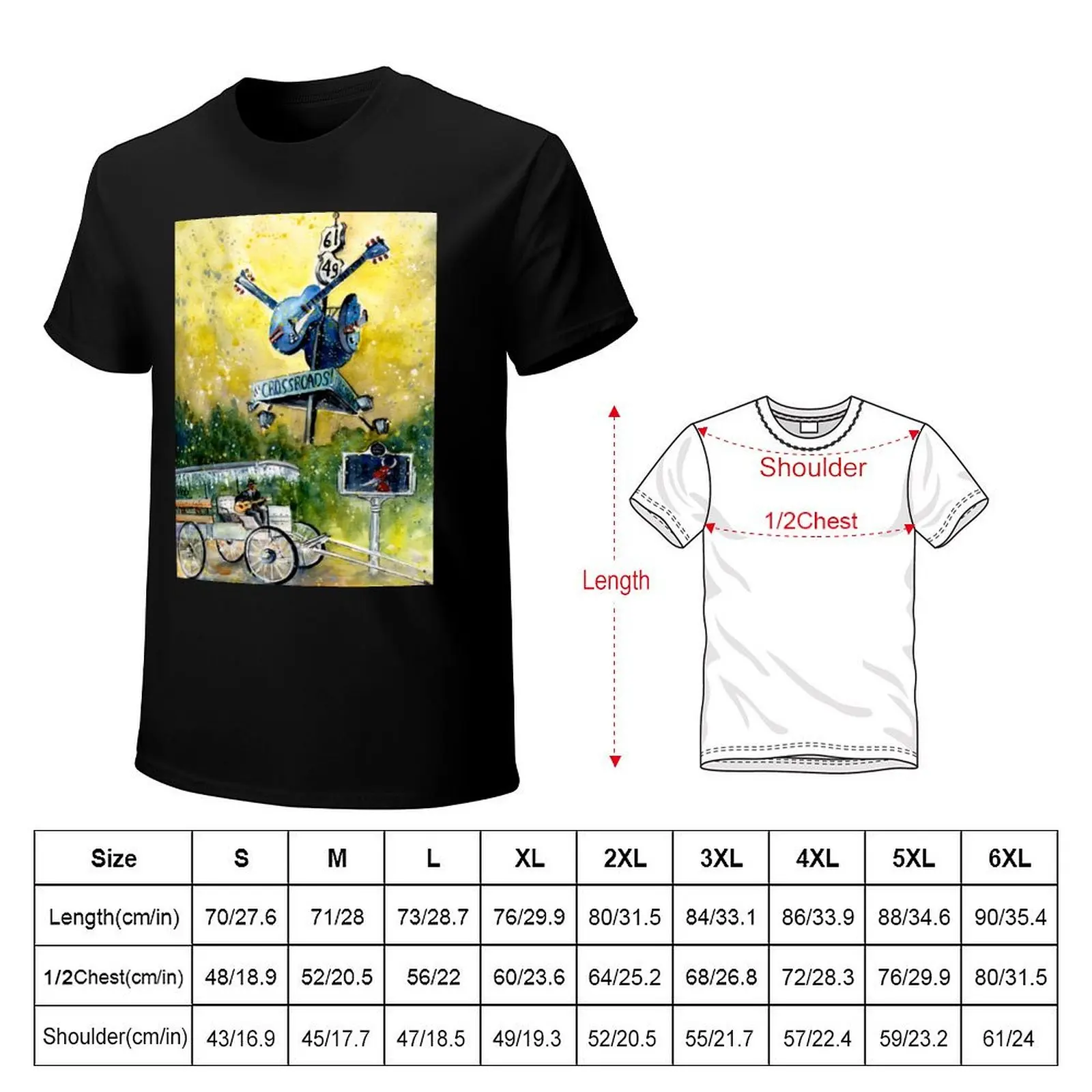 Clarksdale Authentic T-Shirt cotton t shirts man 100% T-Shirt