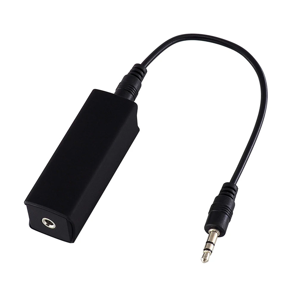 3.5 Mm Audio Cable Anti-interference Grounding Loop Noise Isolator Reducer Filter Audio Noise Isolation Car Stereo Audio System