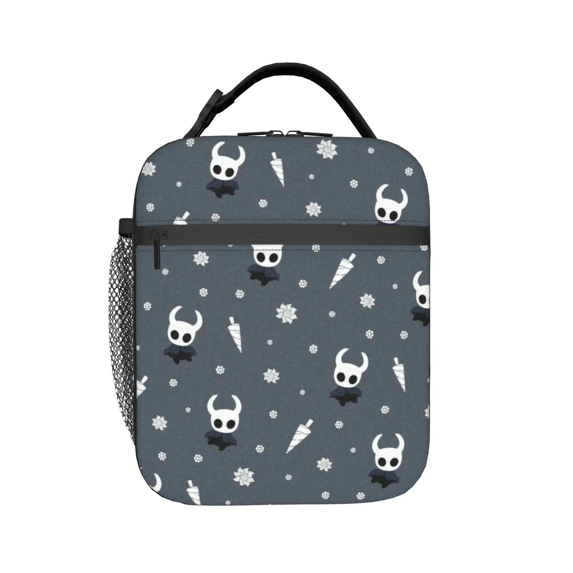 Hollow Knight Silksong Insulated Lunch Bag for Men Women  Food Bag Portable Thermal Cooler Lunch Box For Picnic