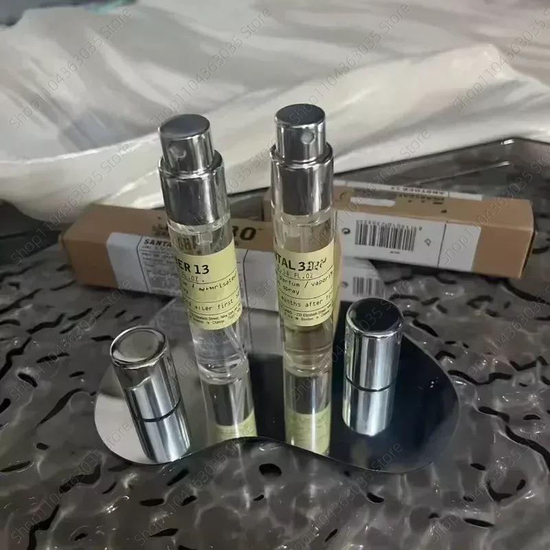 Santal 10 مللي زجاجة عطر صغيرة محمولة قابلة لإعادة الملء مع مضخة رائحة رذاذ حاويات مستحضرات التجميل الفارغة زجاجة رذاذ رذاذ #5