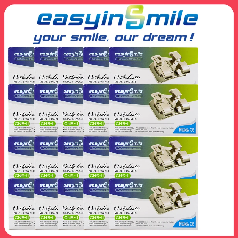 Easyinsmile Dentistry Material for Mini Orhto Bracket Metal Braces Roth / MBT 345 022 Newest