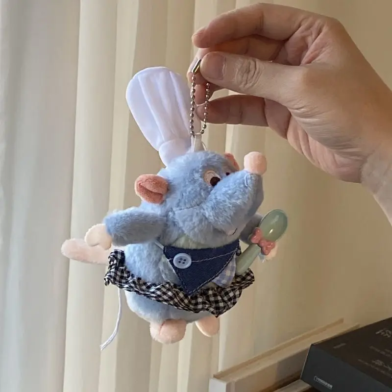 Disney Ratatouille Cowboy Remy Soft Plush Fill Doll Backpack In-Vehicle Hang Ornaments Keychain Decoration Friend Birthday Gift