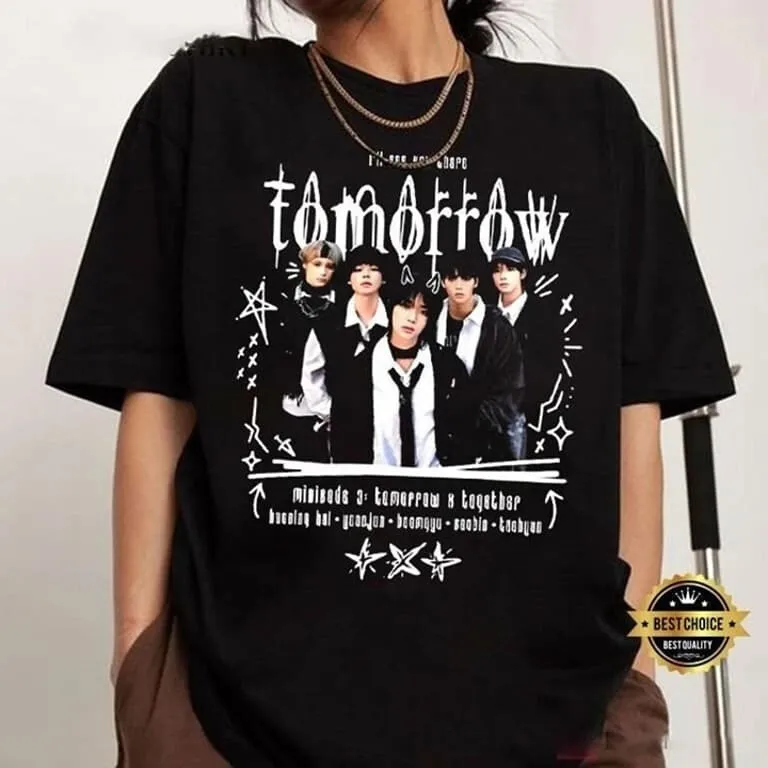 

Футболка I'll See You There TXT Tomorrow Album Tracklist Idol Kpop Fan S-5XL