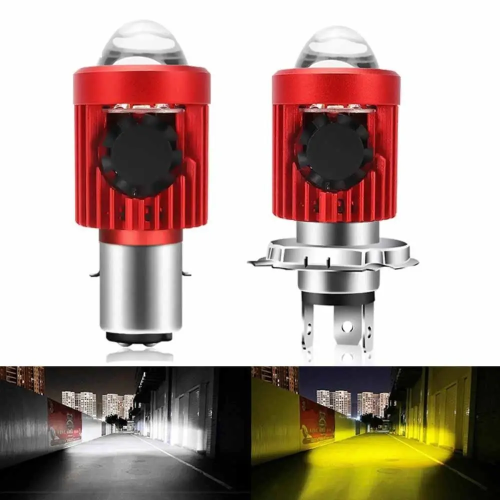 

RA20D H4 Motorcycle LED Headlight Bulb High Low Beam With Fan Dual Color DRL Beam Light Waterproof Dual Color