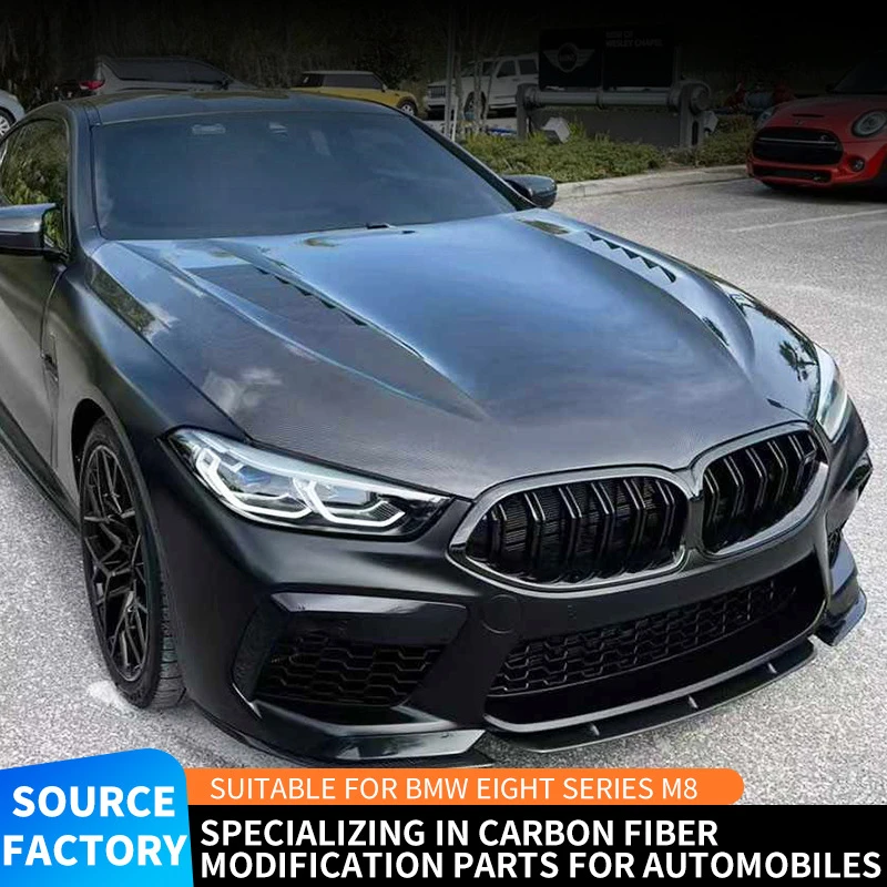 Suitable for BMW 8 SeriesM8High-end Wet Carbon Hood Carbon Fiber Engine Hood Wholesale