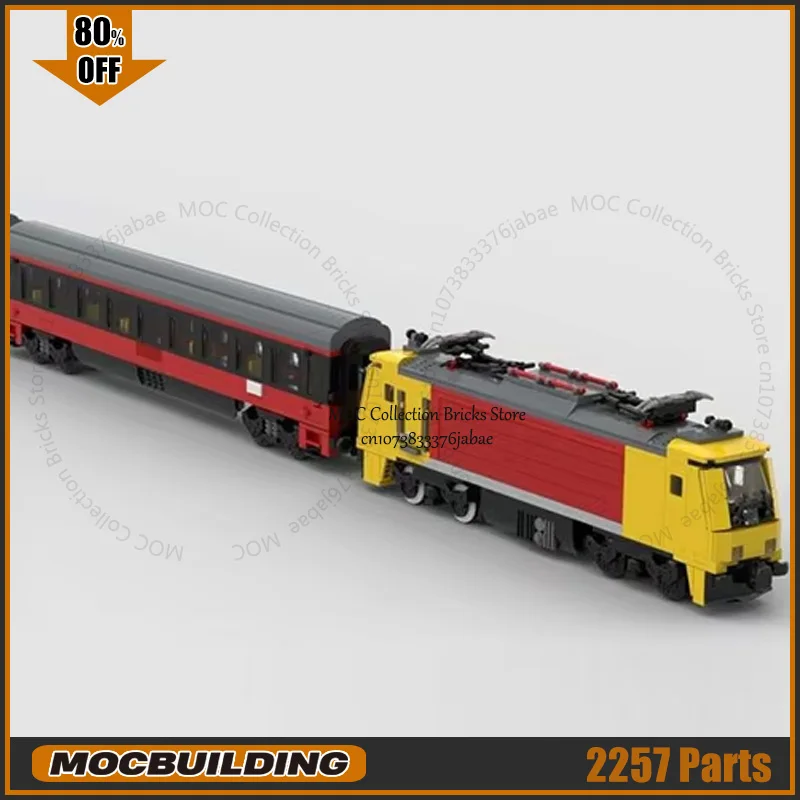 

National Korridorzug Train Moc Building Blocks City Vehicle Technology Bricks DIY Assembled Creative Display Children Toys Gifts