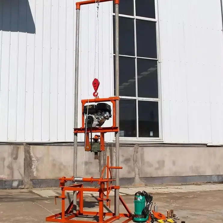 Customized  High-Efficiency 80m Rotary Drill Rig for Residential Water Well Drilling Projects