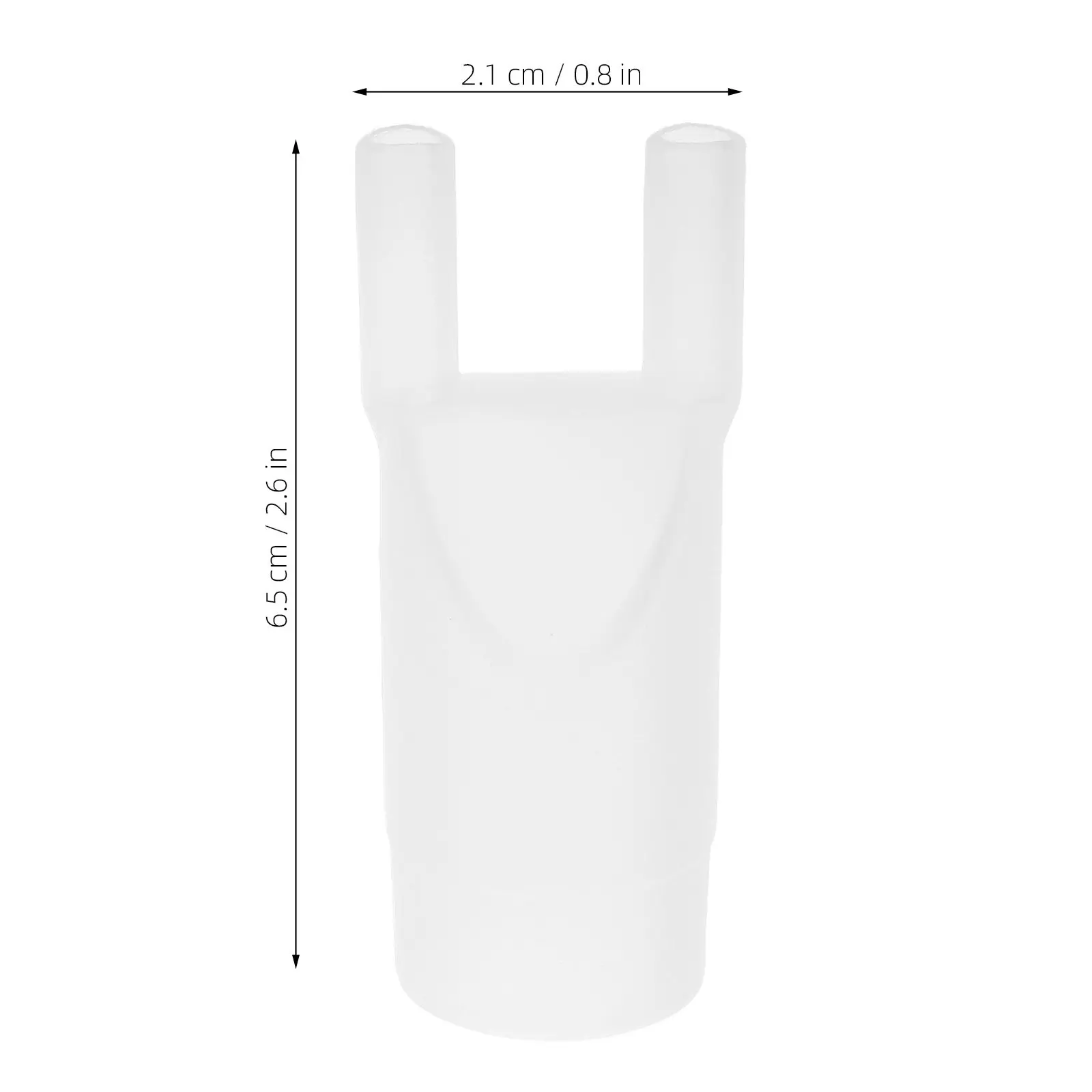 100Pcs Nasal Tubing Set Double Nose Kit for Adults Advanced Atomization Technology Home Nasal Therapy