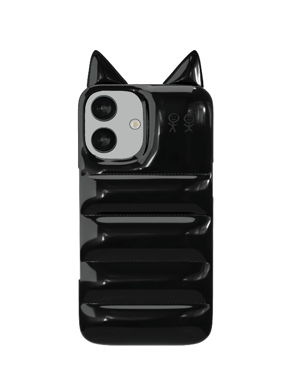 

Fashionable 3D Ear down Jacket Phone Case for iPhone 17 pro Max Mobile Phone Cover Ins 13 Trendy European Korean St...