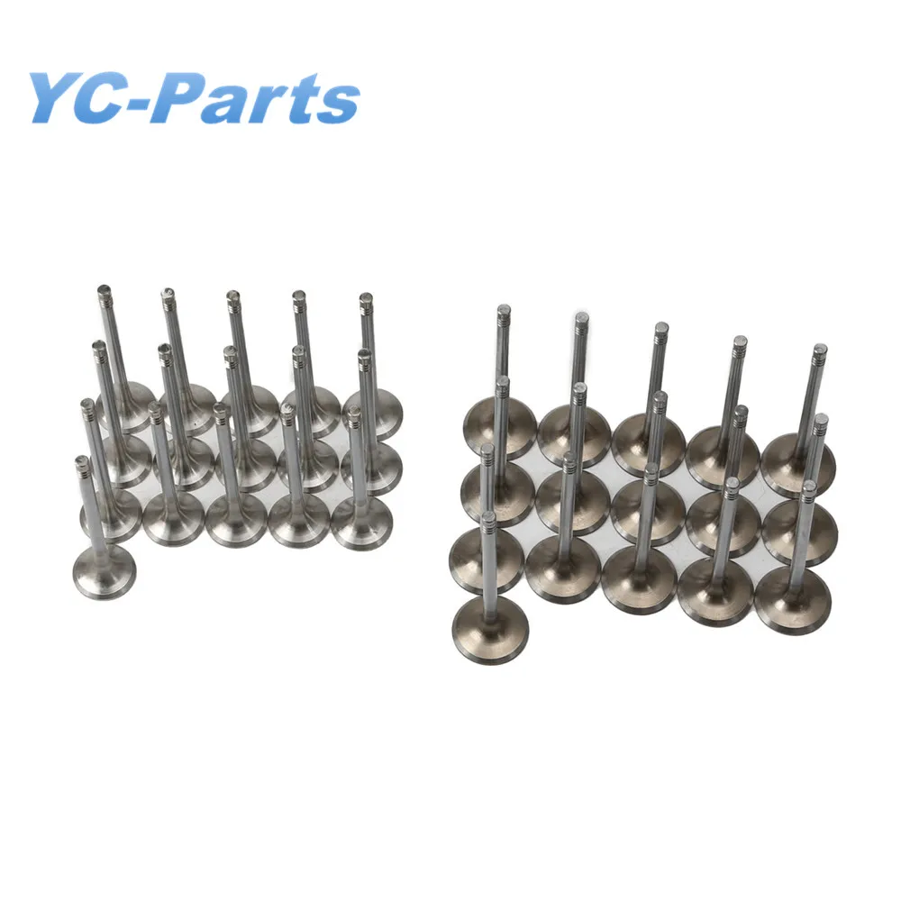 

4.2L 32PCS Engine Cylinder Head Intake & Exhaust Valves for AUDI A6 C7 A7 Sportback A8 D4 A5 A6 Allroad Q7 R8 VW TOUAREG