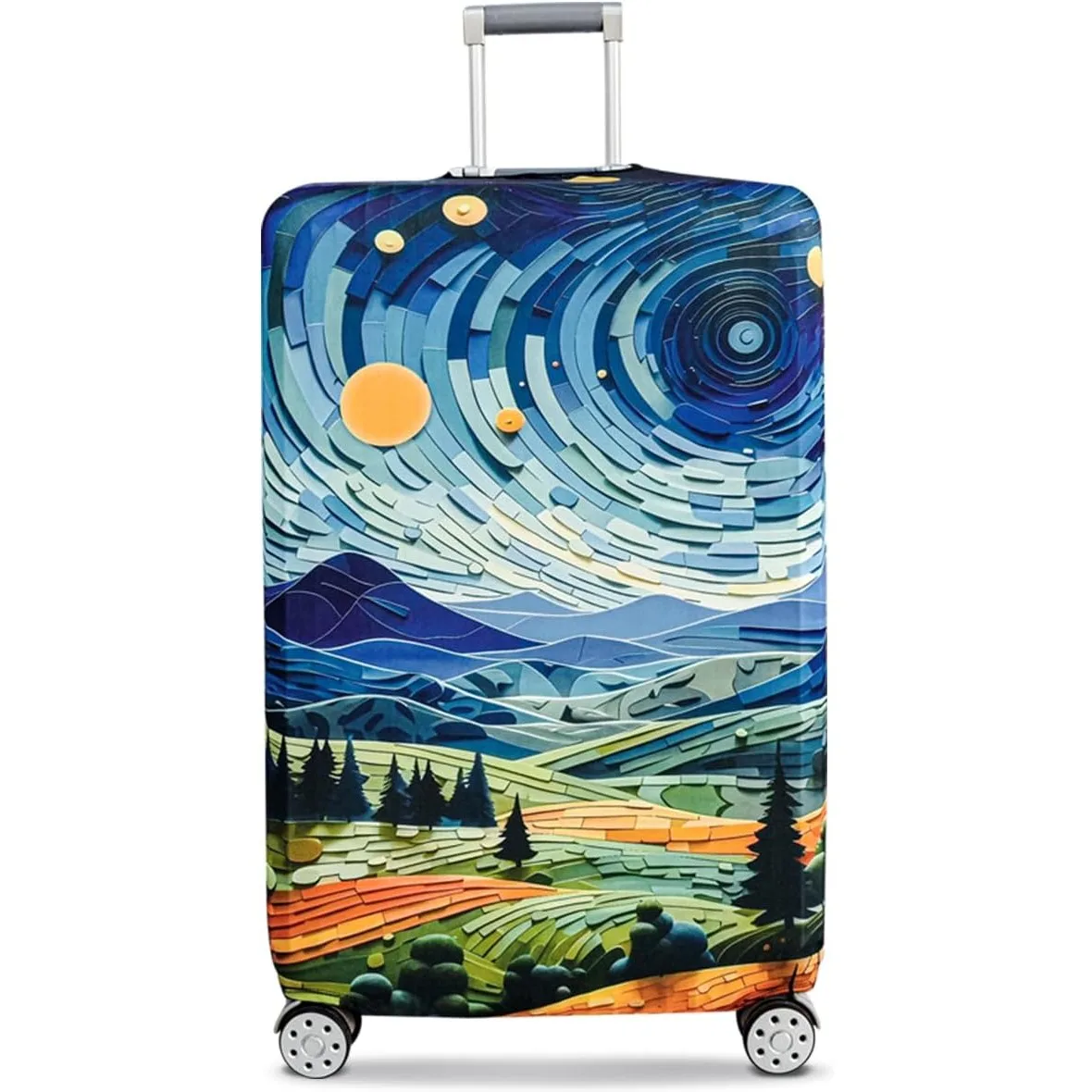 

fancyfree Luggage Cover Washable Suitcase Protector Anti-scratch Suitcase cover