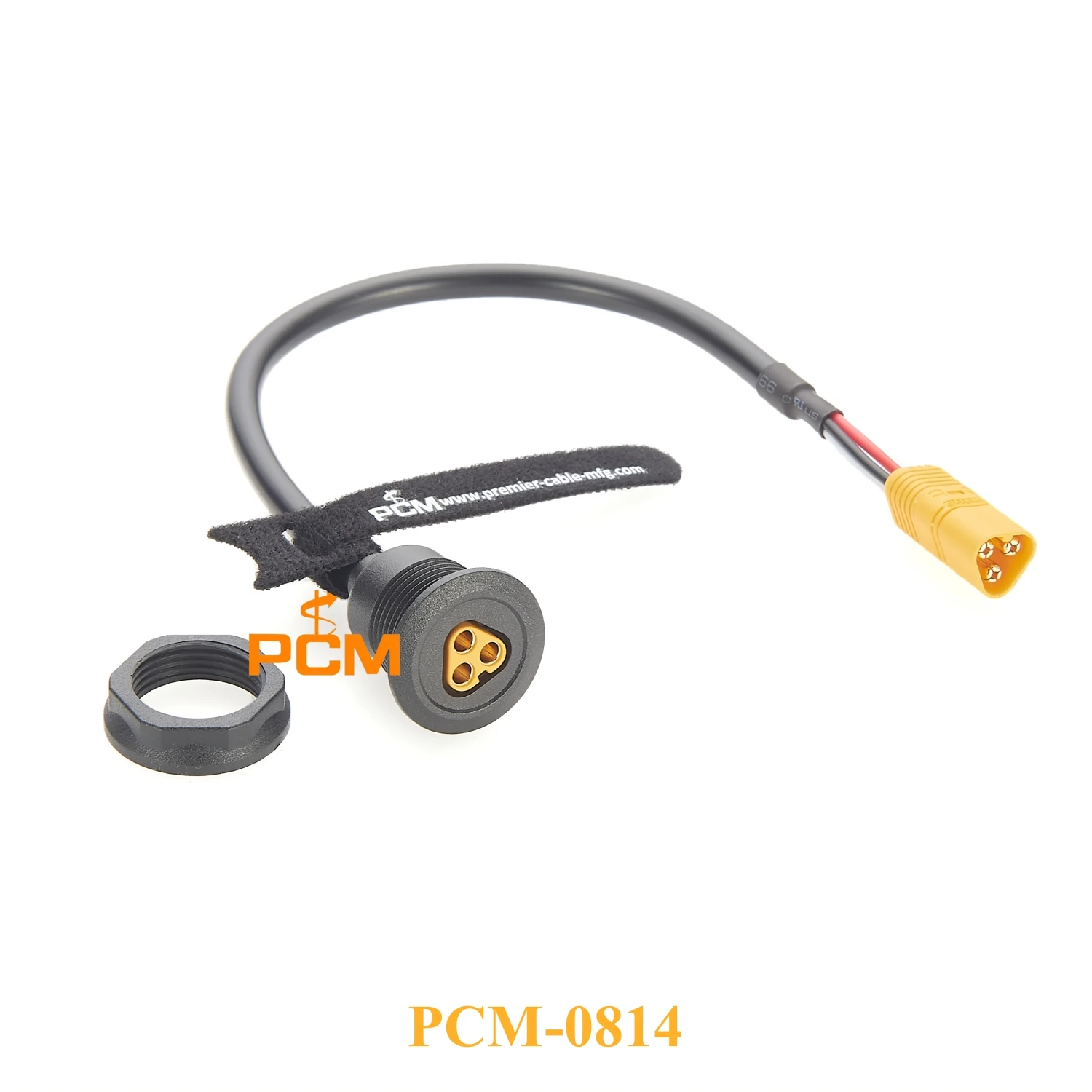 สายอะแดปเตอร์แบบติดตั้งบนแผง MT60 XT60 3 ขา, สายมอเตอร์ Amass MT60 30A สายแบตเตอรี่ FMS Lipo สำหรับพัดลมแบบมีท่อสำหรับ RC