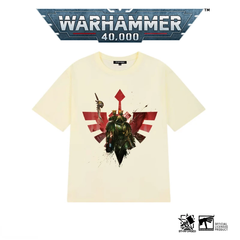 Starforged Star Forged Warhammer 40K Peripheral Star Warrior Gene Plasmoid Theme Short Sleeved T-shirt