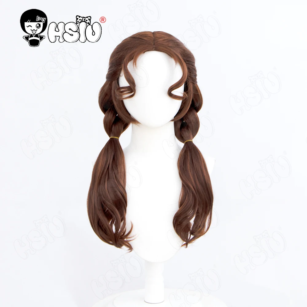 Identity V Little Girl Cosplay Wig HSIU Dark Brown Braids Long Hair Synthetic Wig+Wig cap Game Identity V Dorothy cosplay Wig