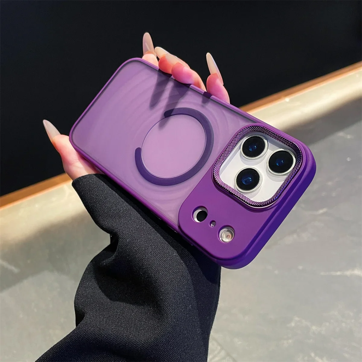 Wave Ripple Klare magnetische Handyhülle für Apple IPhone 17 Air 16 15 14 Plus 13 12 Pro MAX Durchscheinende Schutzhülle