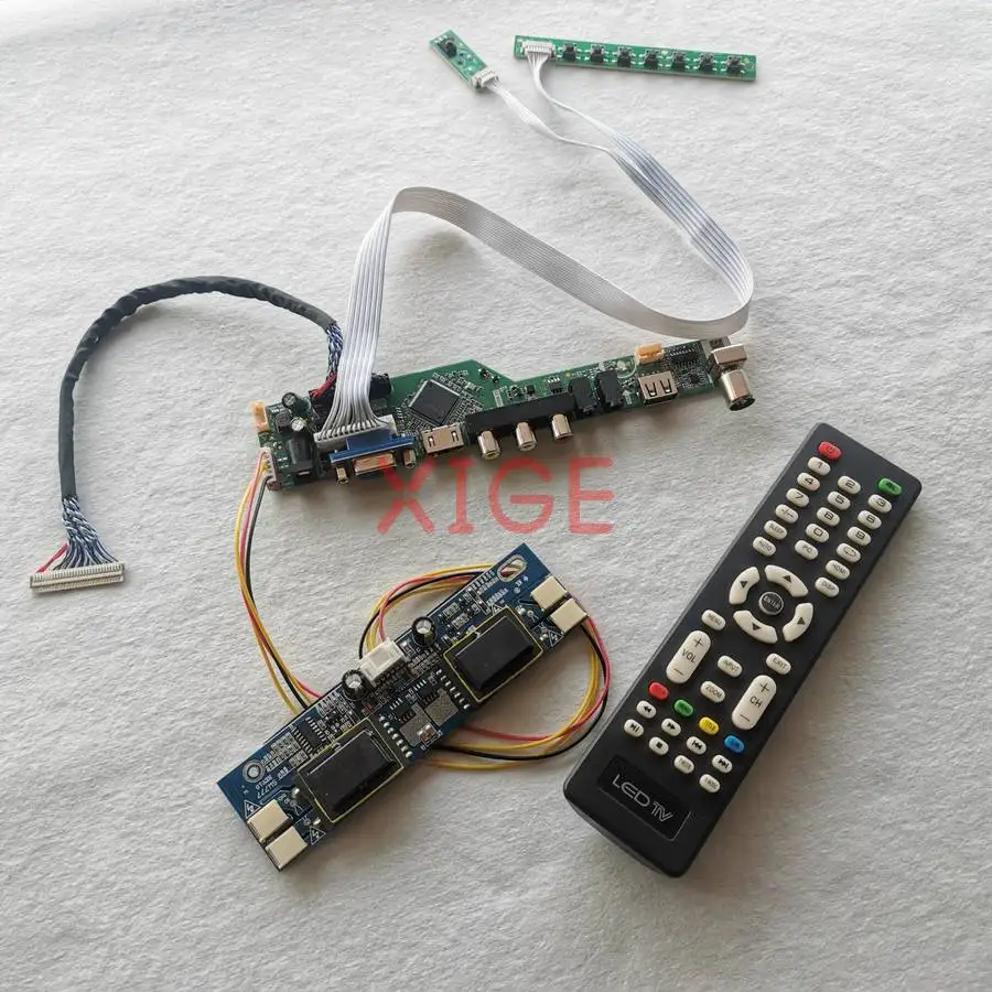 

Display Drive Controller Board Fit SVA190WX1 LM190WX1 M190PW01 LTM190M2 USB+AV+VGA+HDMI 1440*900 1440x900 4-CCFL 30 Pin LVDS Kit