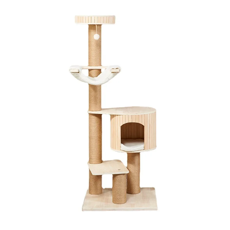 

Cat shelf, luxury, vertical, space capsule, jumping platform, multi-layer, wooden, integrated