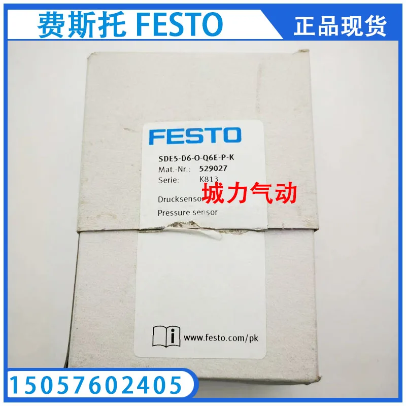 Festo FESTO Pressure Sensor SDE5-D10-FP-Q6-P-K 542899 Genuine Stock