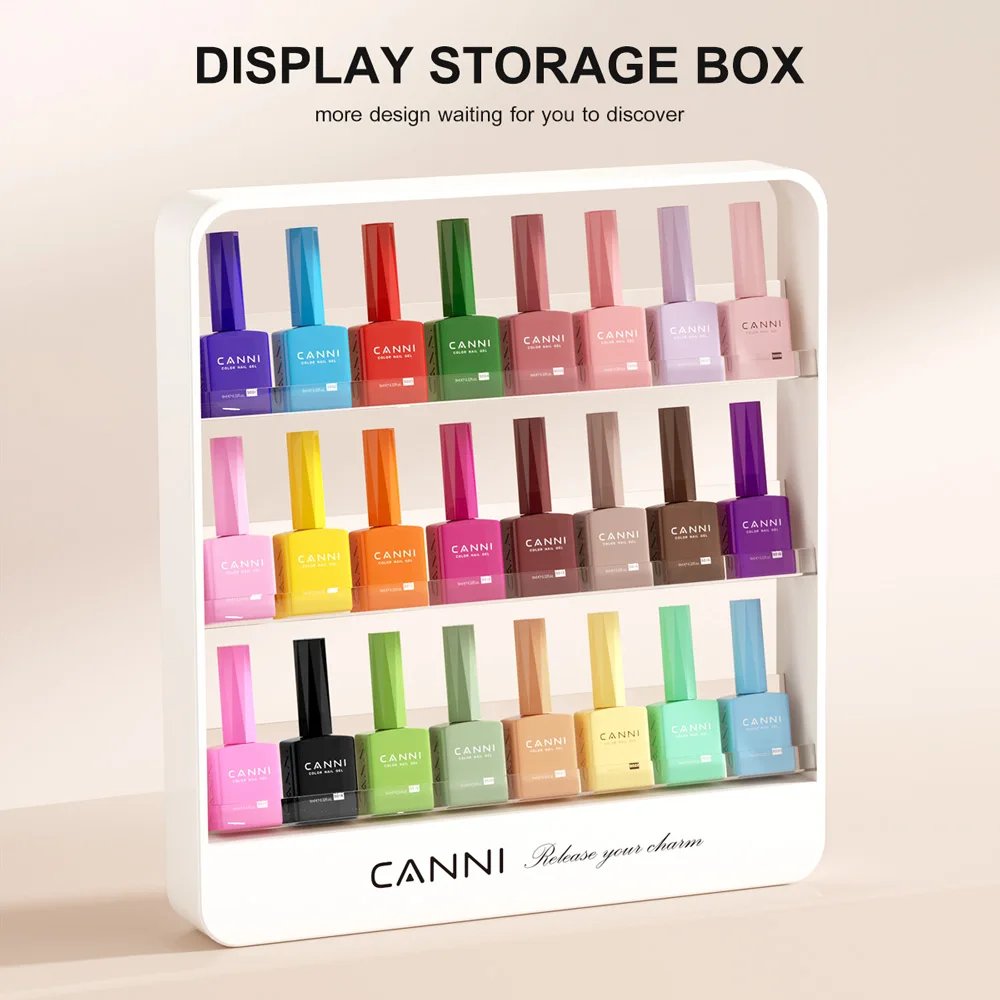 

Nail Gel Display Storage Box (no gel) HEMA FREE Nail Gel Polish VIP Kit Color Card VENALISA CANNI Professional Nail Gel Varnish