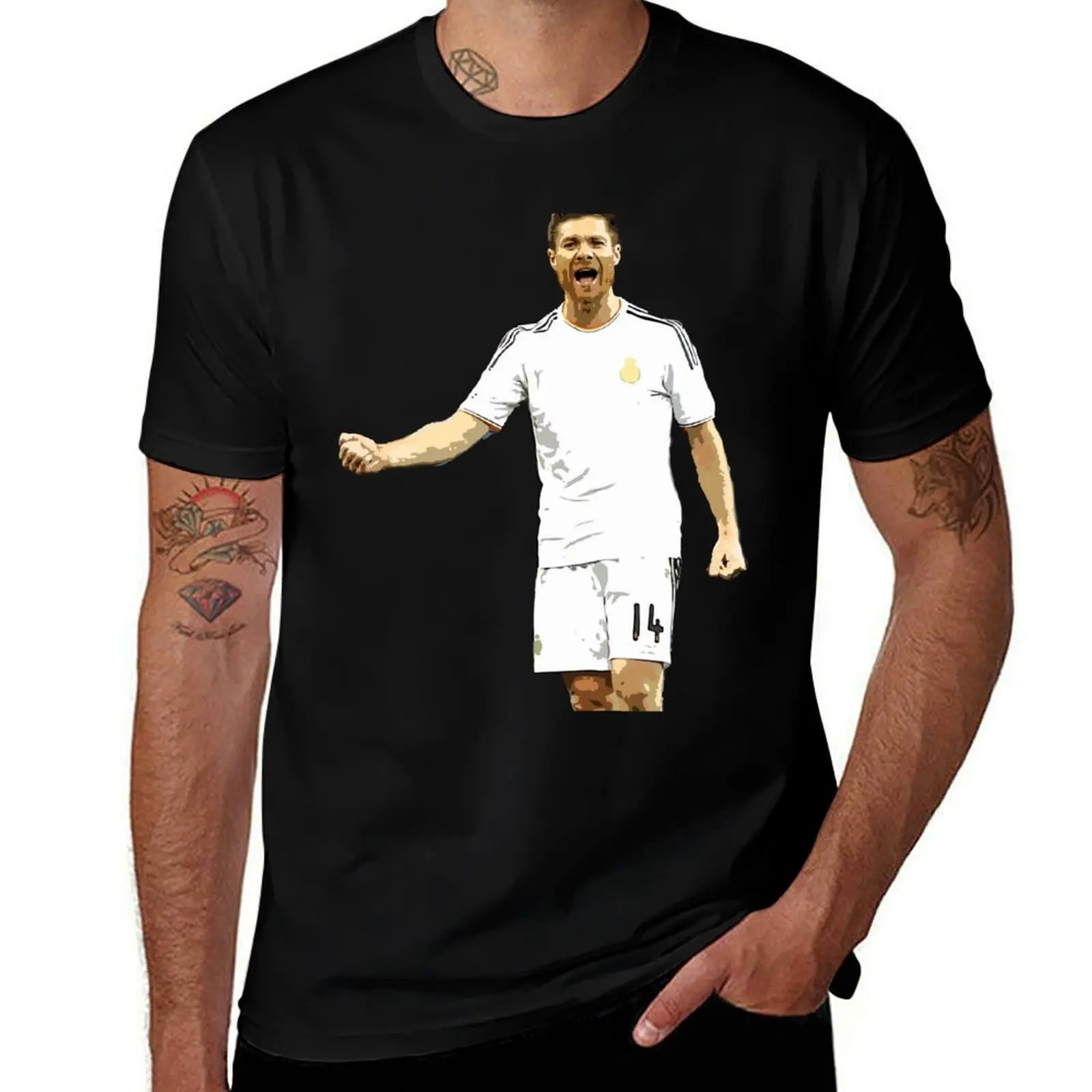 

Xabi Alonso T-Shirt gifts for boyfriend Anime t-shirt fashion shirts heavy weight t shirts for men