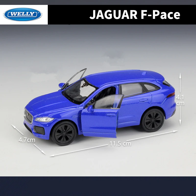 Welly 1:36 JAGUAR F-Pace SUV F-Type Alloy Car Model Diecasts Metal Vehicles Car Model High Simulation Collection Childrens Gifts