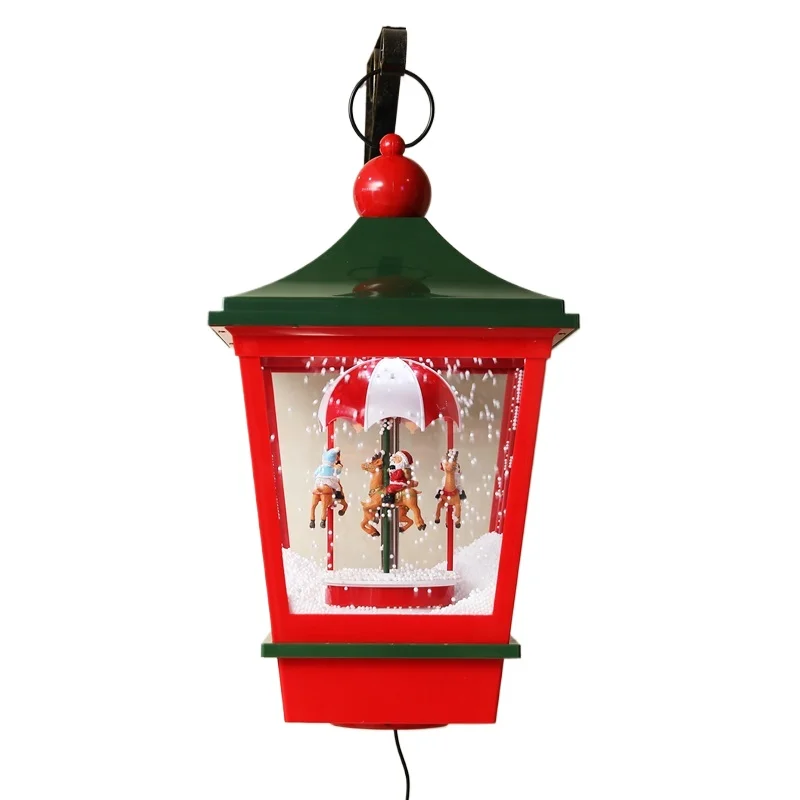

Hanging lanterns, snow lamp post lanterns, Santa Claus lanterns