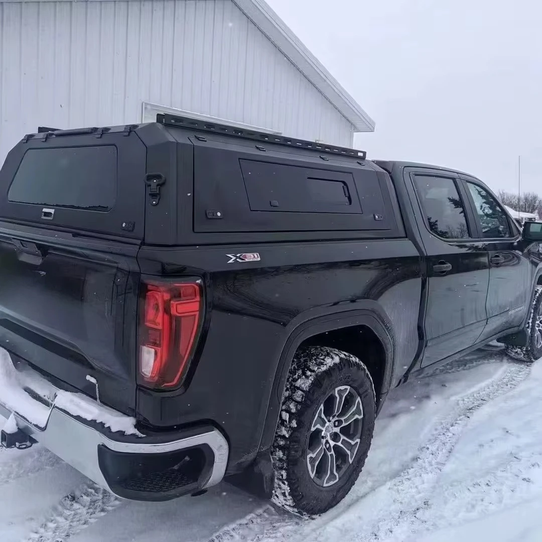 

New Design Aluminium Alloy Hardtop Canopy for F150 Navara Tundra NP300 Pickup Trucks Locking Tailbox Functions