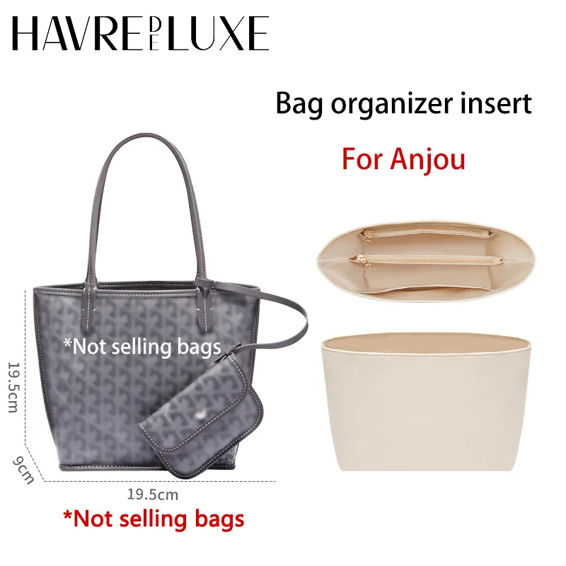 Bag Organizer Insert For Anjou Durable Fashion Gift Bag Support Storage Inner Modification Bag Accessorie