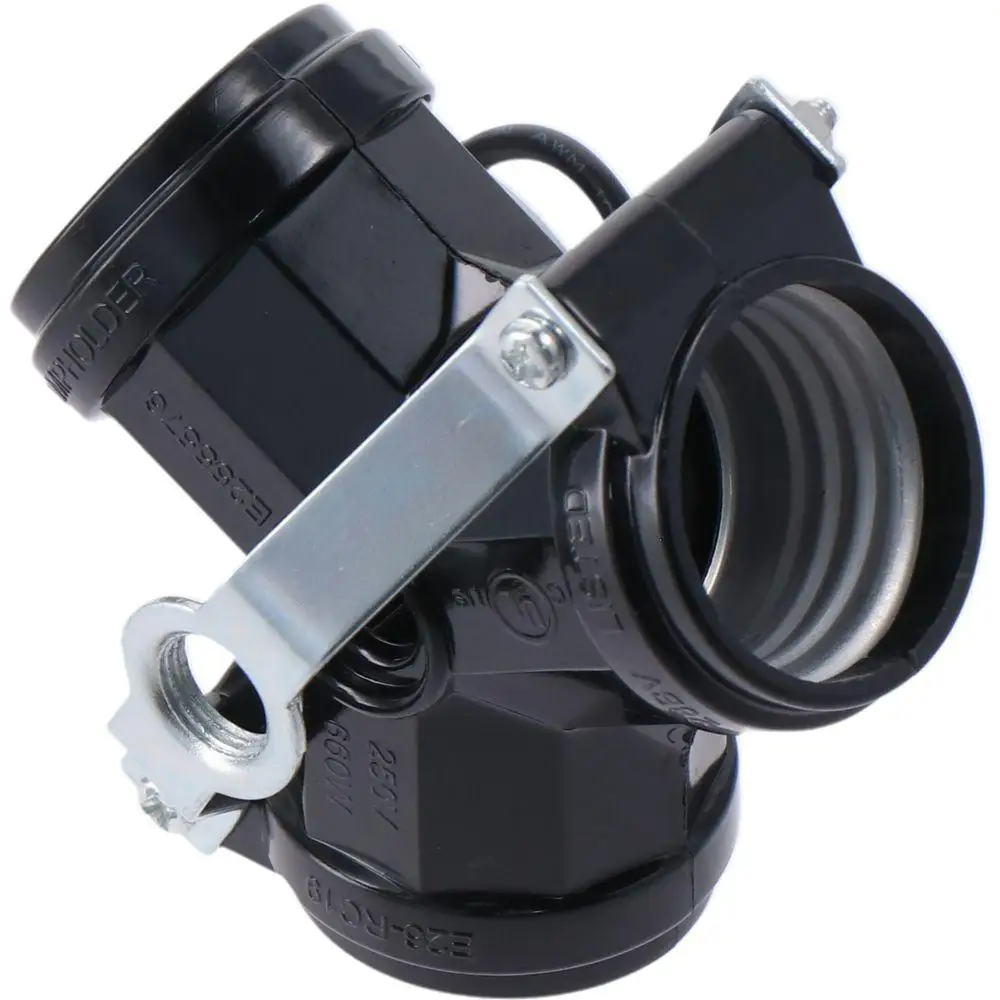 3-Heads E27 Lamp Accessories Thread Lamp Holder Bulb Socket Medium Ceiling Lamp