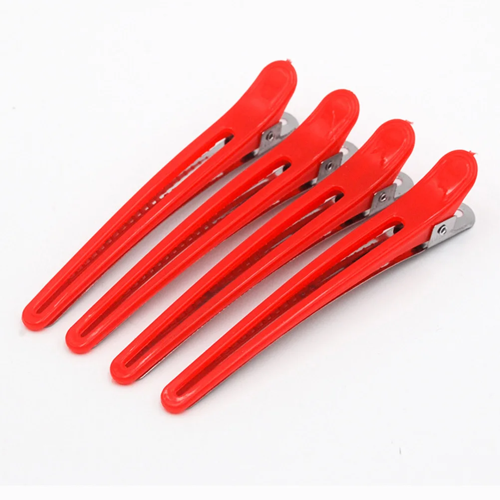 

12Pcs Premium Aluminum Stainless Steel Duckbill Clips Styling Hair Barrettes No Damage Curl Hair for Face Washing Travel Use