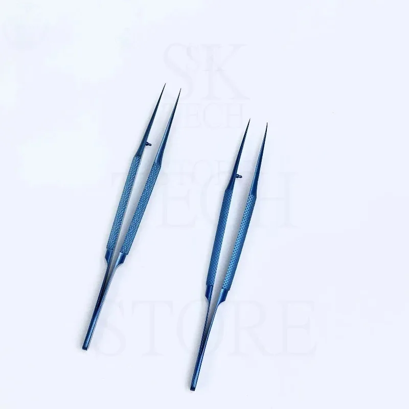 

2pcs Precision Titanium Alloy Tweezers Professional Repair Fingerprint Fly Line Phone Motherboard Antimagnetic Electronics Set