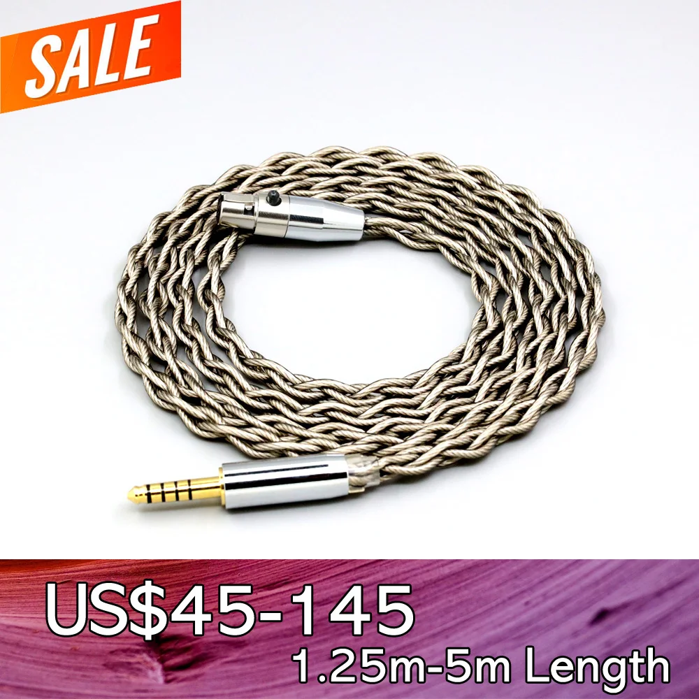 

99% Pure Silver + Graphene Silver Plated Shield Earphone Cable For AKG K553 MKII MK2 K141 MKII MK2 K240 STUDIO K702