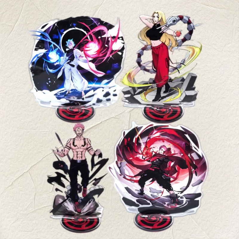 

Dynamic Action Pose Acrylic Standee for Jjk Yuji Itadori Geto Suguru Megumi Fushiguro Desktop Display Collection Doll Nice Gift