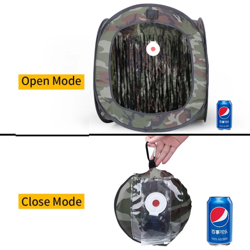 Portable Foldable Camouflage Recycle Ammo Slingshot Shoot Target Box Airsoft Target Case for Outdoor Hunting Shooting Training