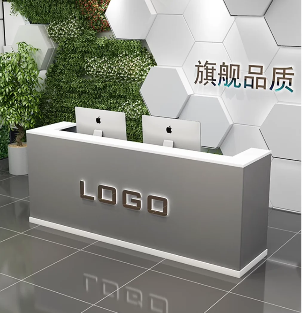 Modern checkout counter Corner shop Small counter Beauty salon milk tea shop Supermarket barbershop bar front desk