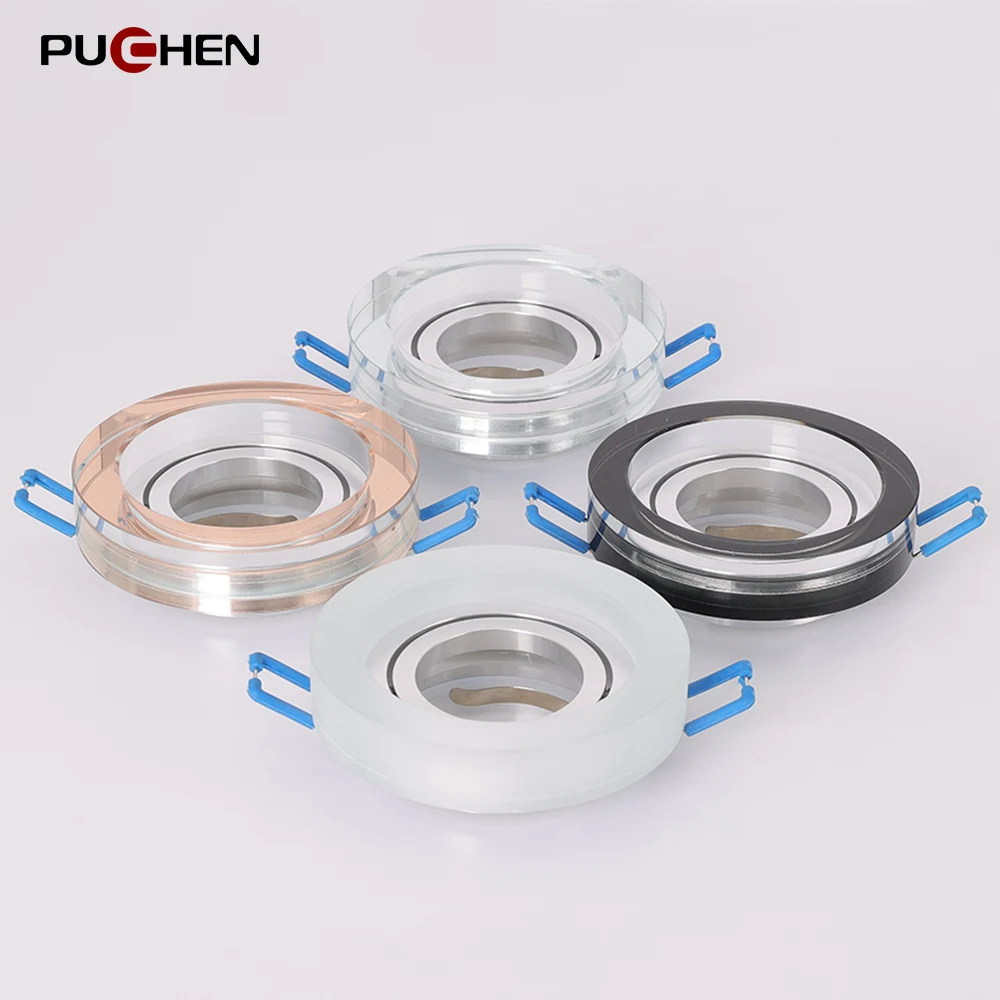 

Puchen Transparent Double Ring Downlight Ceiling Light Indoor Home Decoration Lamp For Bedroom Kitchen Study Living Room Party