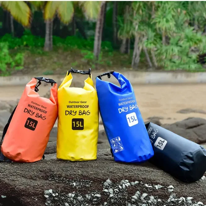 2025 신상 패션 아웃도어 방수 강 래프팅 대용량 싱글 숄더 수영 가방 크로스백