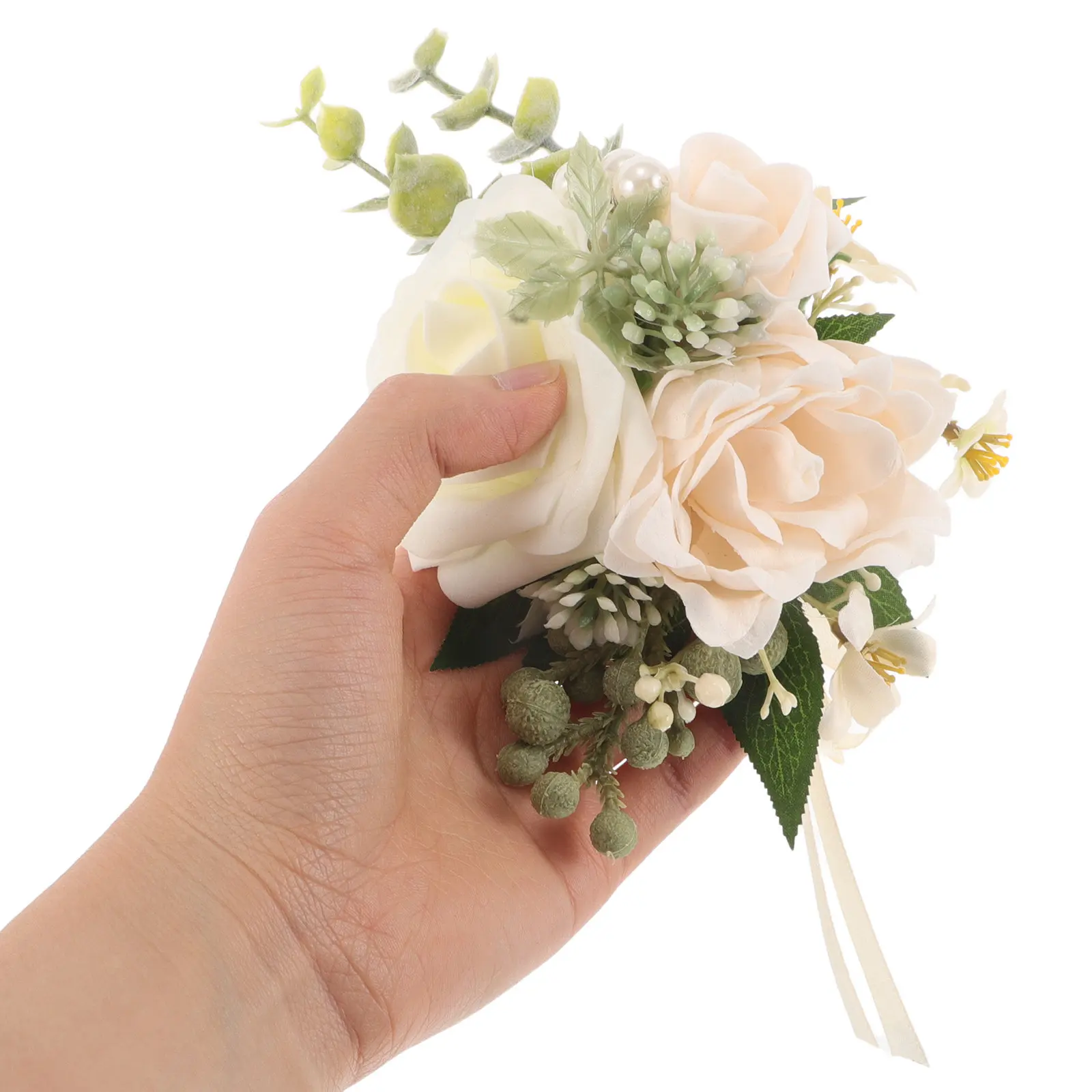 corsages-de-casamento-para-damas-de-honra-pulseira-de-flores-artificiais-para-noivas