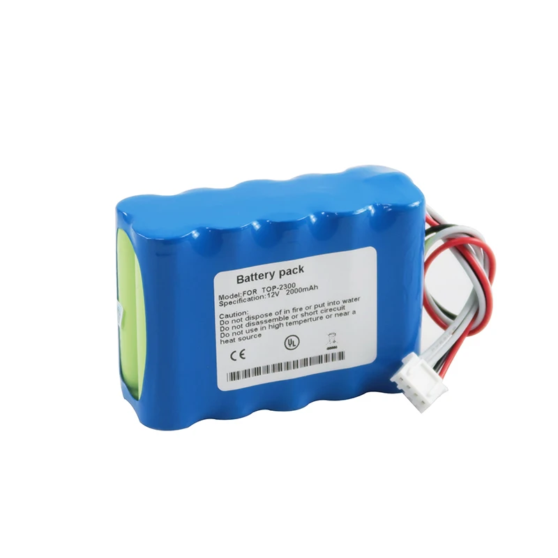 High Quality NI-MH 12V 2000mAh Rep lacement Re char geable BP-23 Medical Syringe Pump Ni-mh Ba ttery for TOP2300