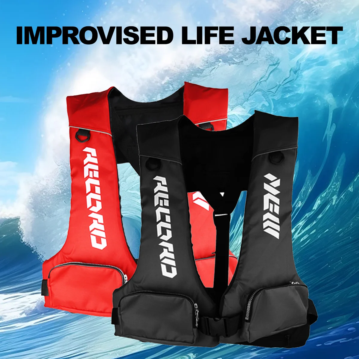 ZYZ Lightweight Fishing Jacket Multi-function Buoyancy Vest Buoyancy Greater than 5.5kg Outdoors Sports Boating Fishing Clothes