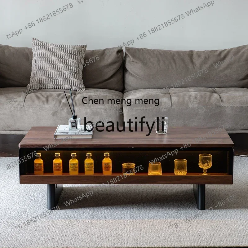 

32Северный американский журнальный столик из бревен черного ореха, прямоугольный журнальный столик из каменной плиты в скандинавском стиле для гостиной