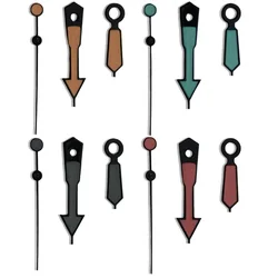 Black Blue Red Green Orange Watch Hands Luminous Fit NH35 NH36 7S26 7S36 4R35 4R36 Movement
